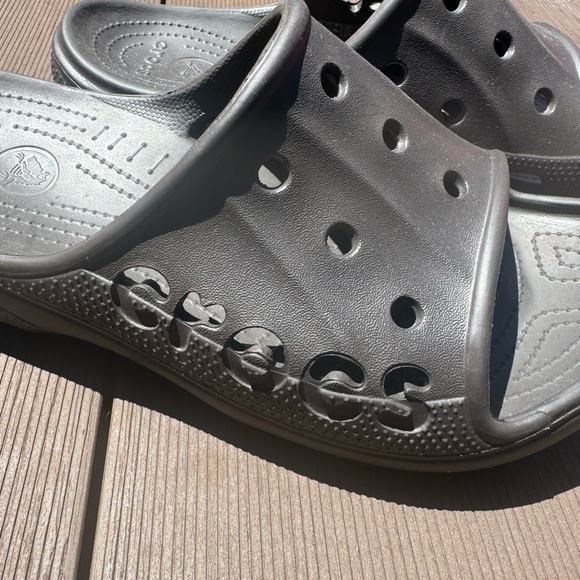 Crocs Baya Brown Slip-On Slides Sandals Lightweight Mens size 12 - Picture 4 of 7